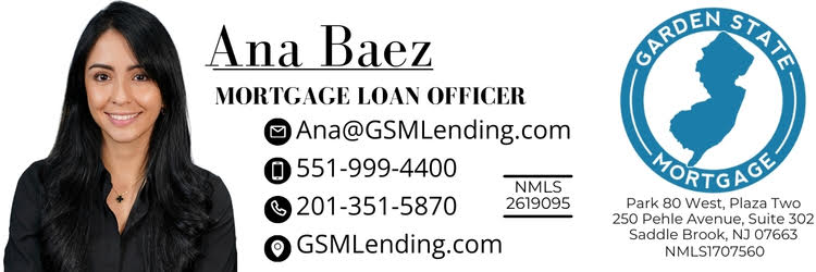 Ana Baez, Oficial de Préstamos Hipotecarios de Garden State Mortgage